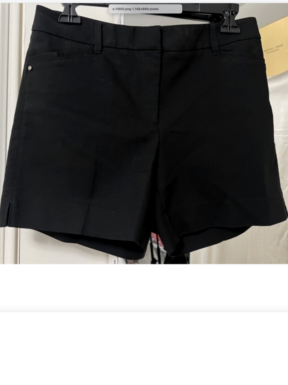 White House Black Market The 5" Short size 4 Black Casual Shorts 3 3950kyle